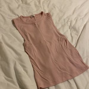 Blush pink tank from Aritzia. Size small.